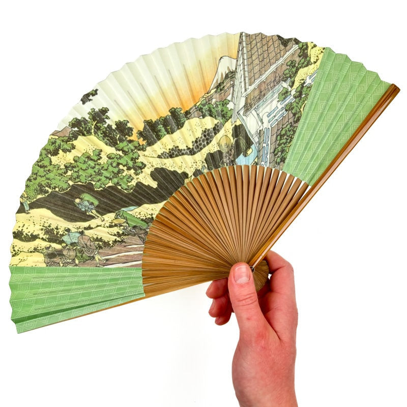 Estampado abanico japonés