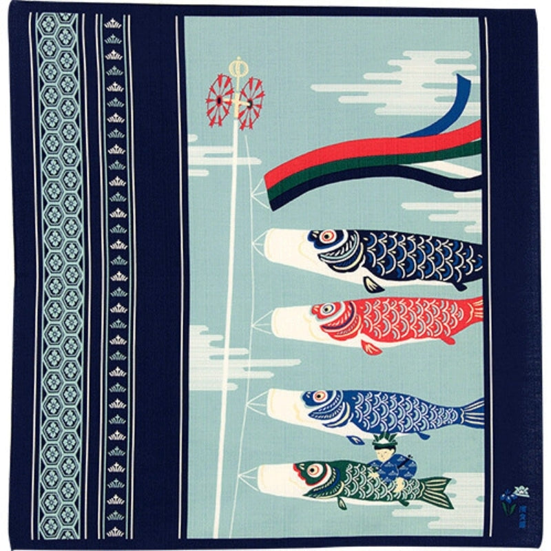 Furoshiki japonés Koïnobori - 50cm x 50cm