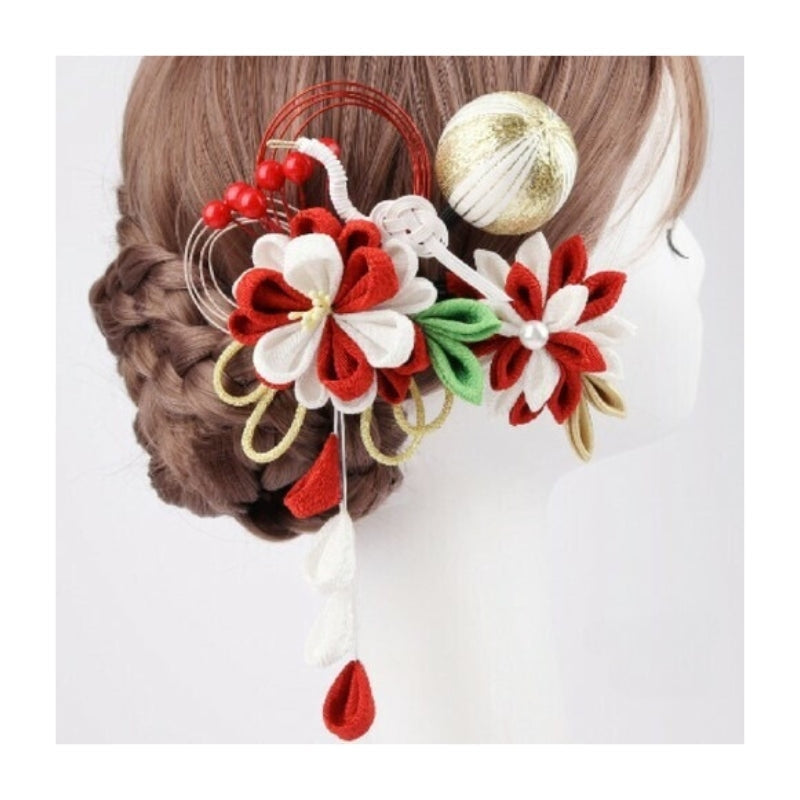 Flores y Grúas Kanzashi