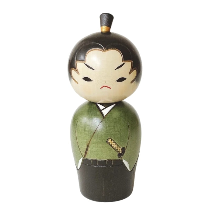 Kokeshi Joven Samurai