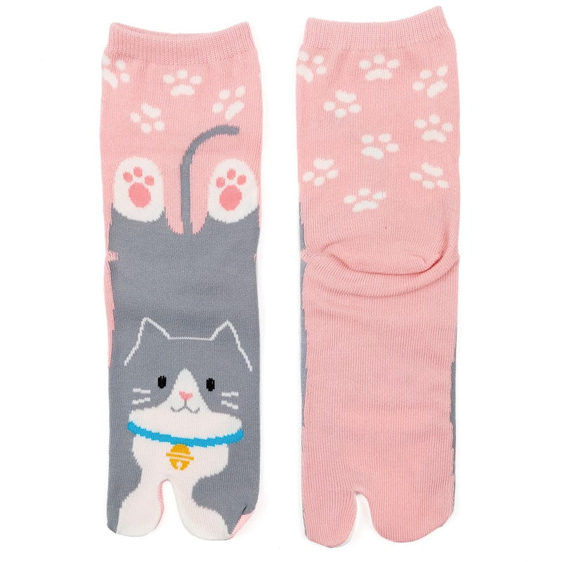 Pack de Calcetines Tabi Neko - 6 Pares - EU 36-40