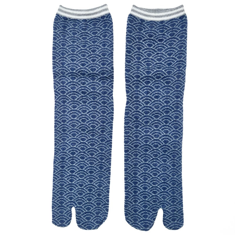 Lote de calcetines Tabi Seigaiha - 6 pares - EU 37-42