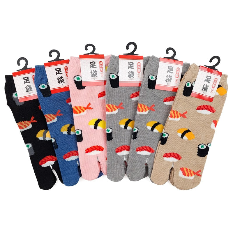 Paquete de calcetines Tabi Sushi - 6 pares - EU 36-40