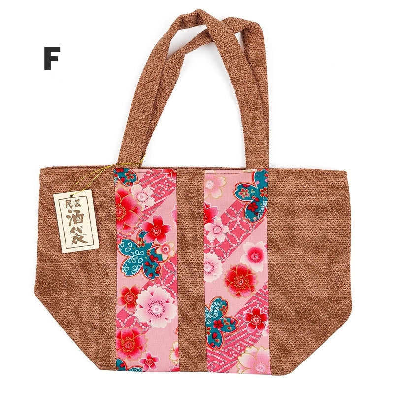 Bolsa de almuerzo estilo japonés - F