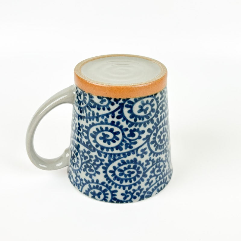 Taza japonesa Karakusa Azul