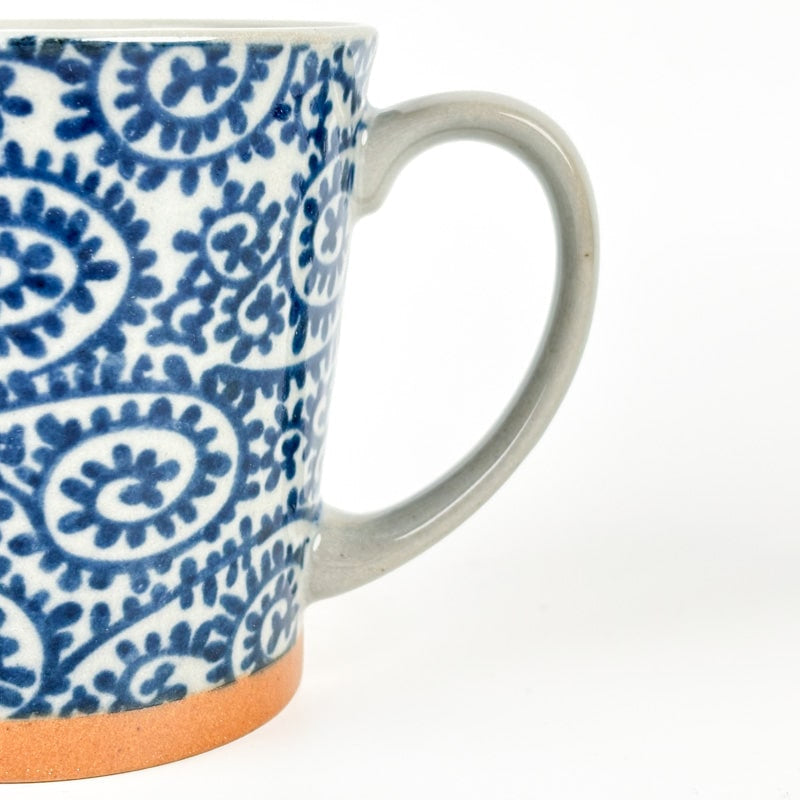 Taza japonesa Karakusa Azul