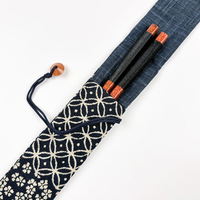 Bolso de mano abanico Sakura