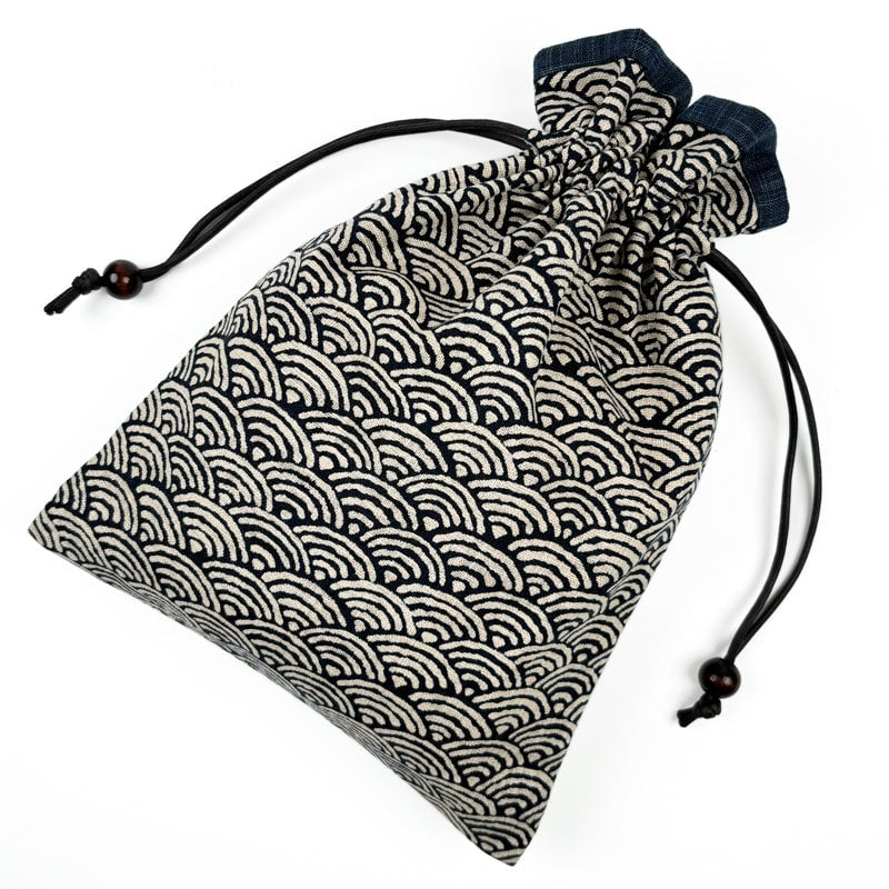 Bolsa de tela japonesa Seigaiha