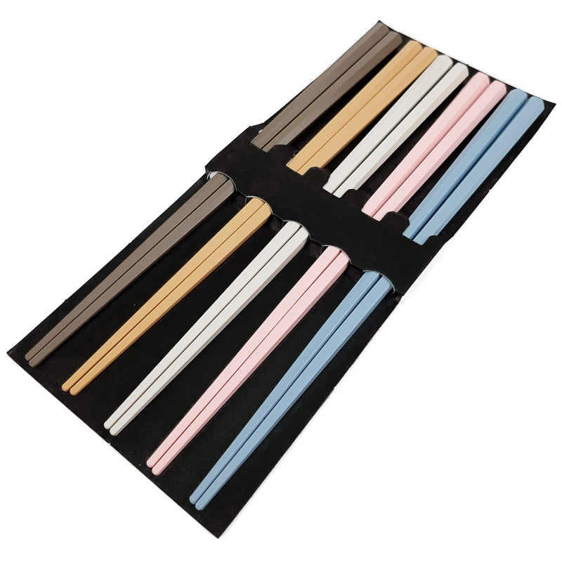 Juego de 5 pares de palillos pastel