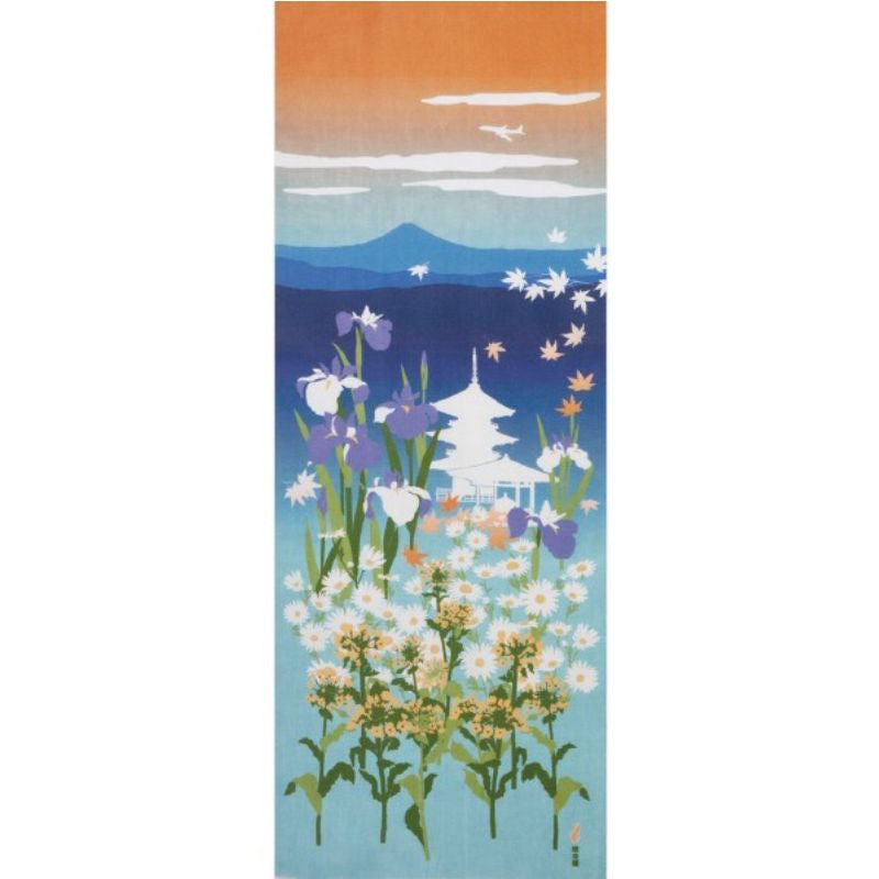 Japonés Tenugui Chiba