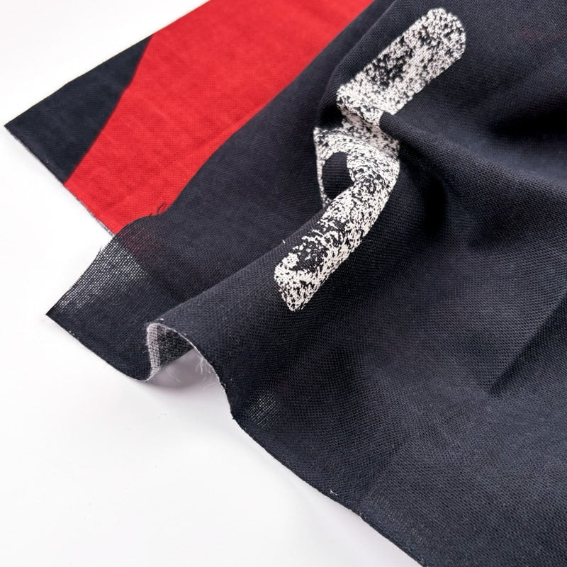 Tenugui japonés rojo Fuji