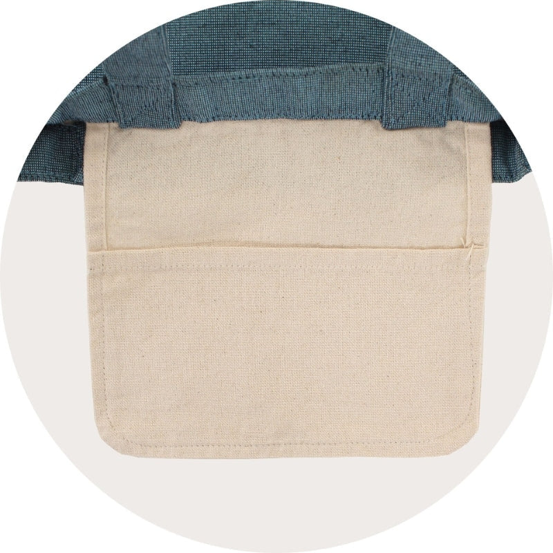 Bolso Tote Gato Japonés Azul