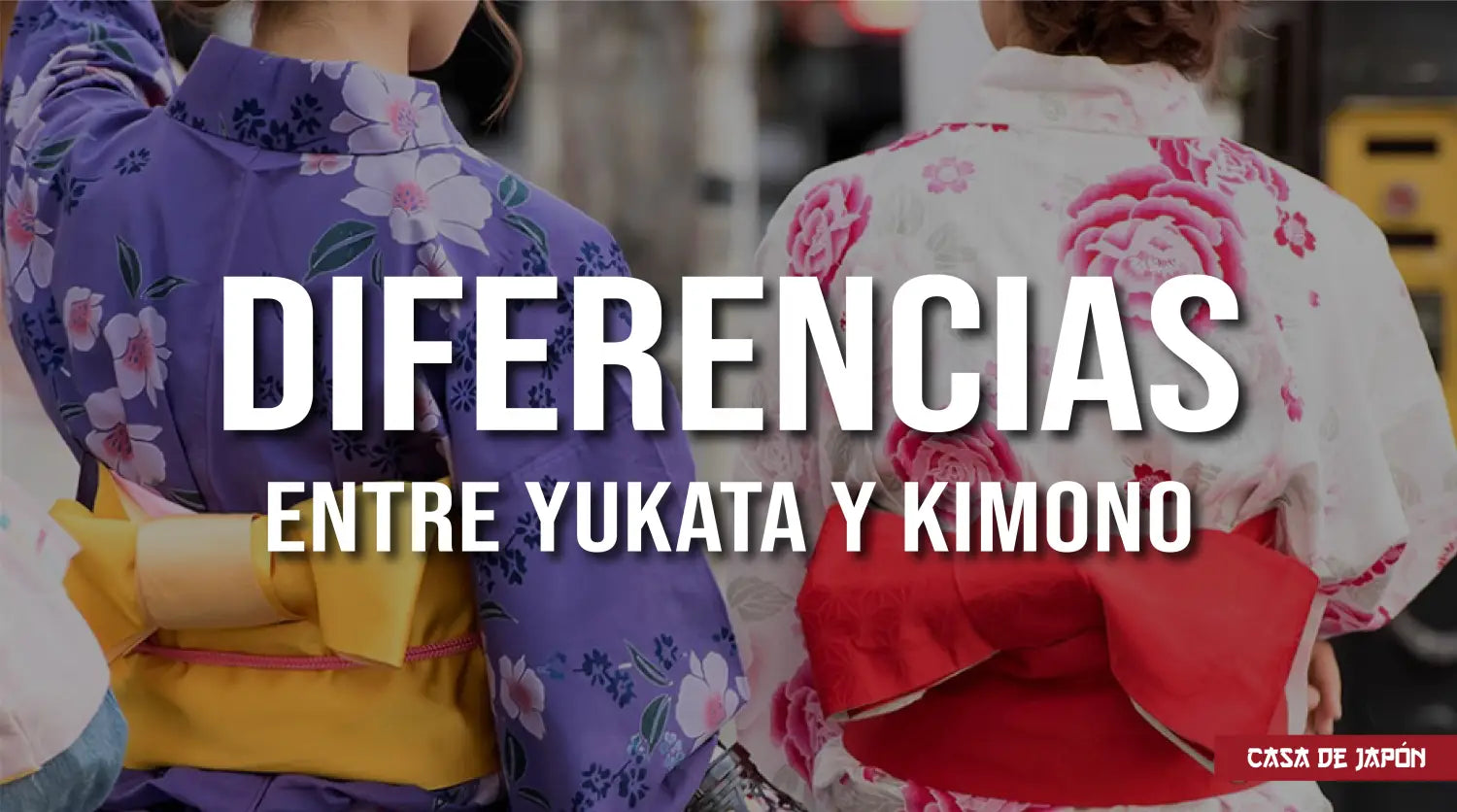 diferencia kimono yukata