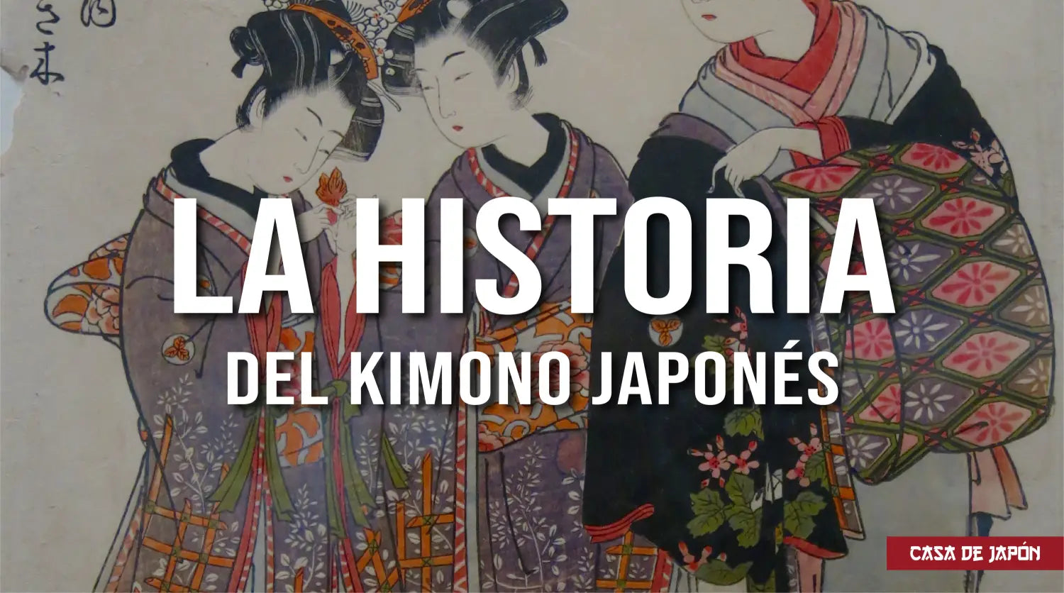 La historia del kimono japonés