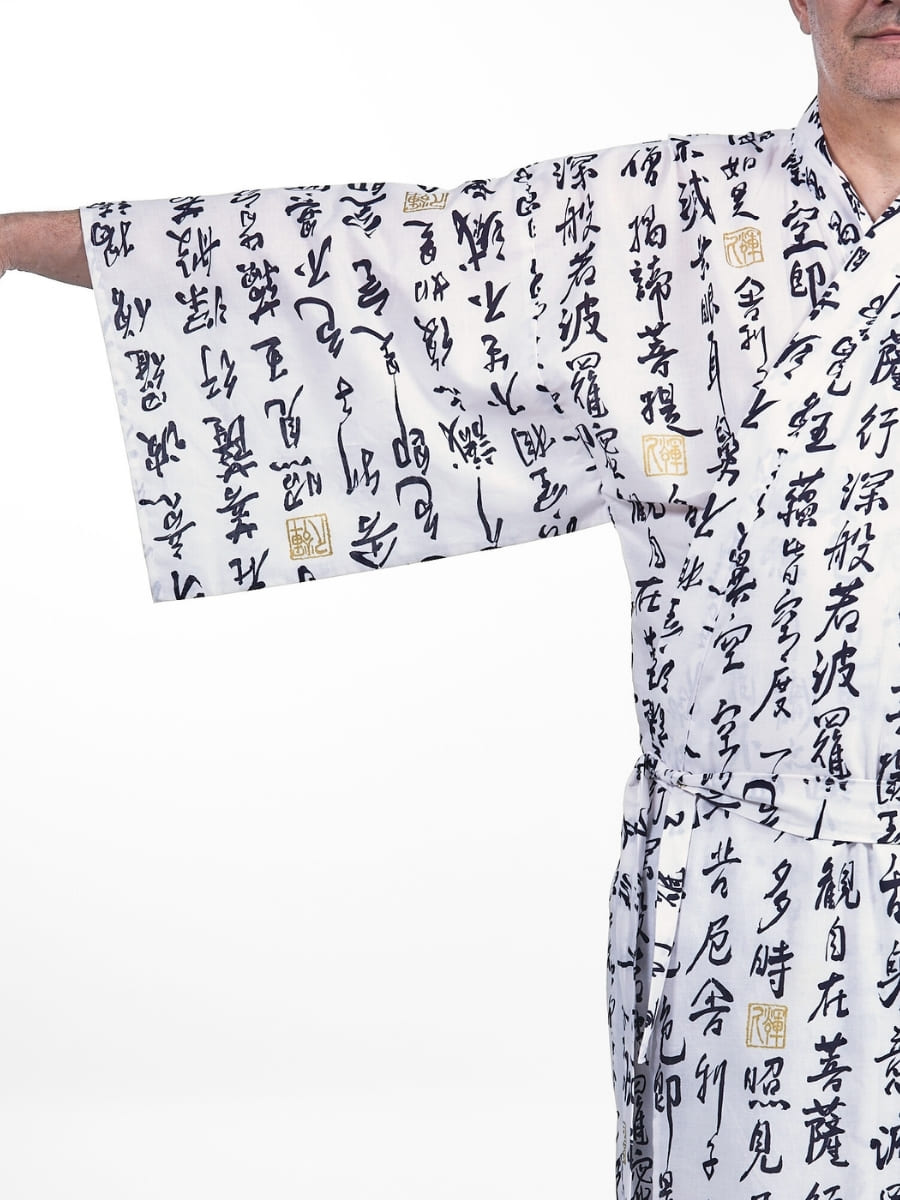 Kimono Yukata Sutra Hannya Hombre