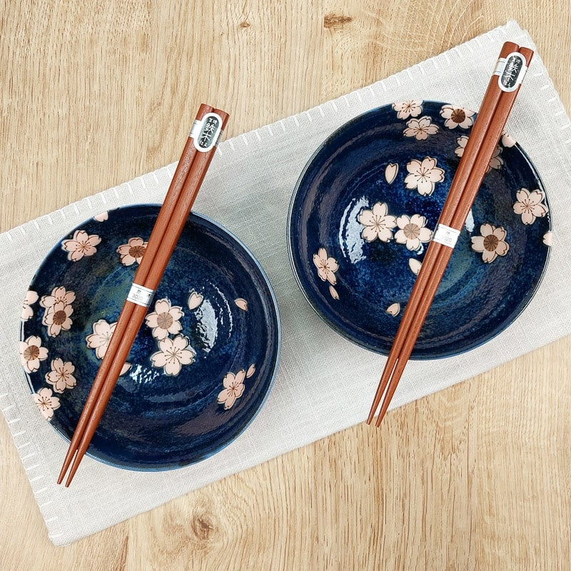 Set de 2 cuencos japoneses Sakura