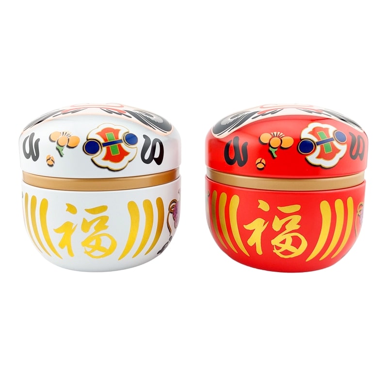 Juego 2 Latas para Té Daruma