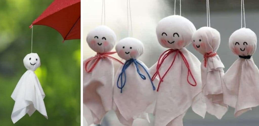 teru teru bozu amuleto de la suerte japonés