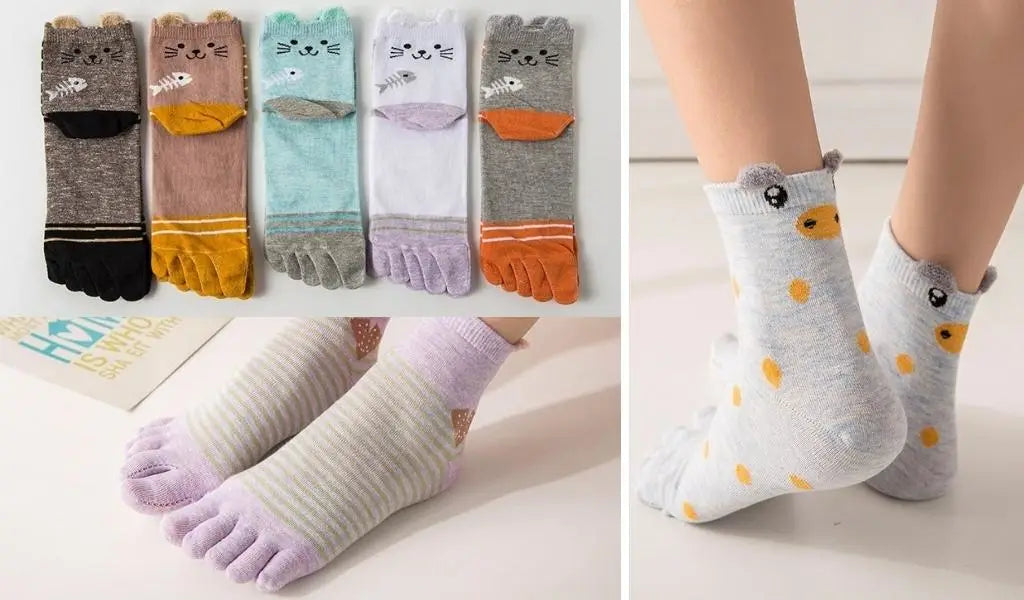 calcetines japoneses de 5 dedos