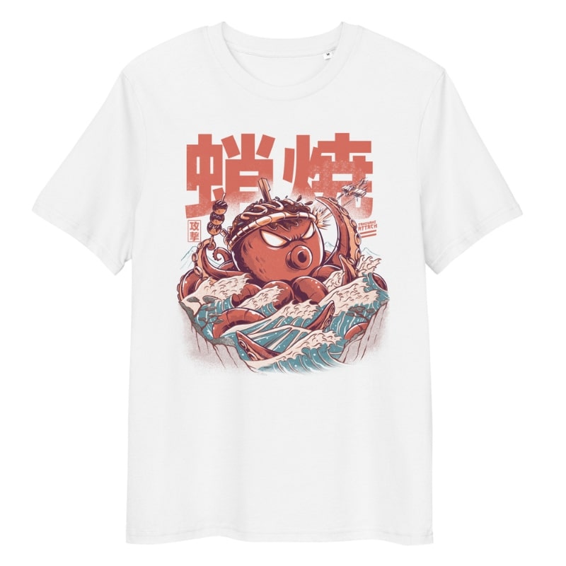 Camiseta Japonesa Takoyaki Attack