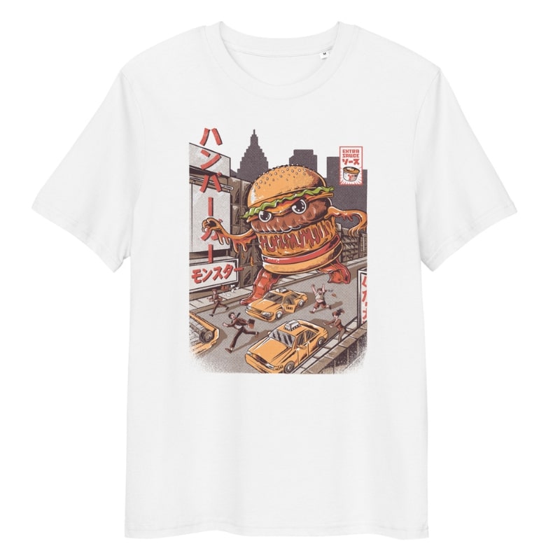 Camiseta Japonesa Burgerzilla