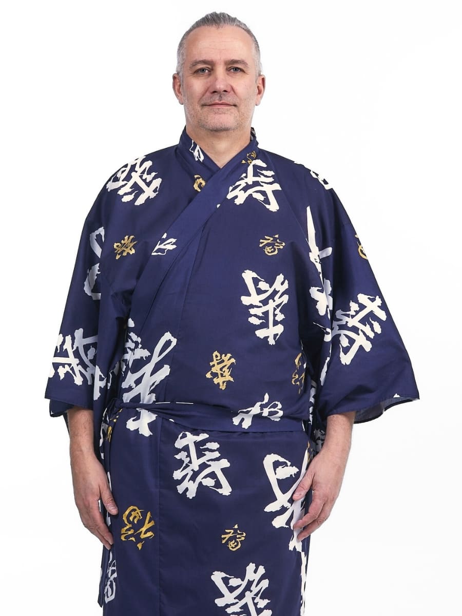 Yukata Kimono Kotobuki Hombre