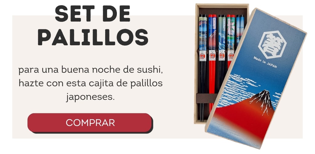 regalar una cajita de palillos japoneses