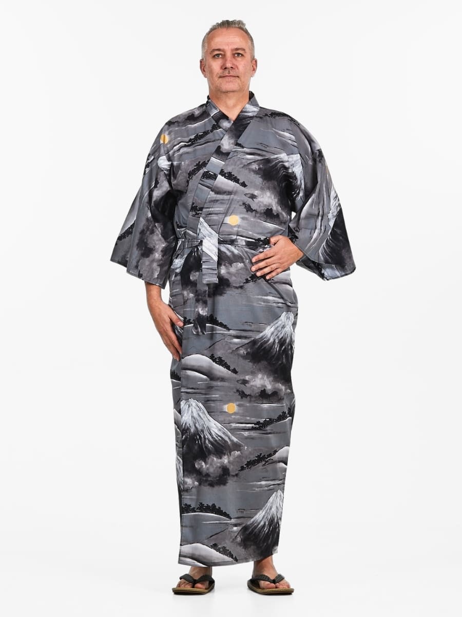 Kimono Yukata Monte Fuji Hombre