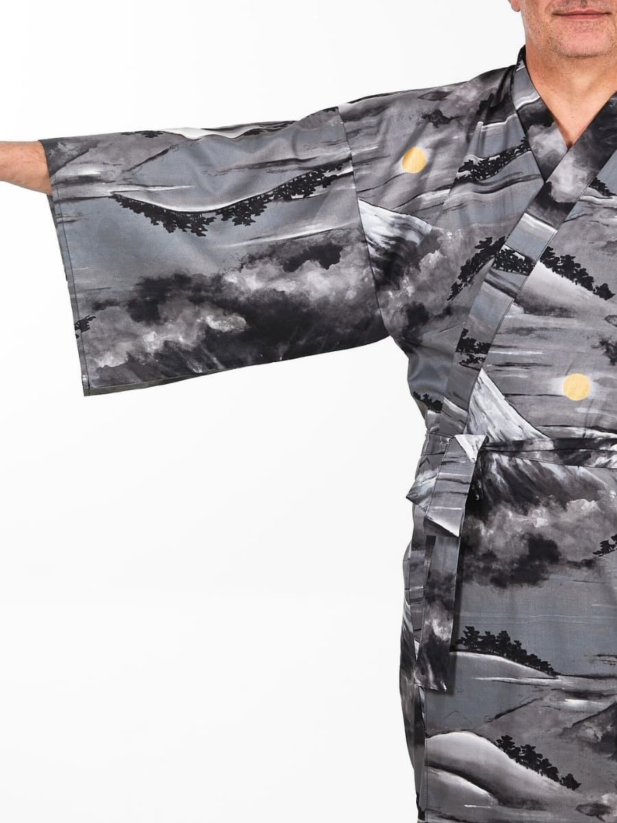 Kimono Yukata Monte Fuji Hombre