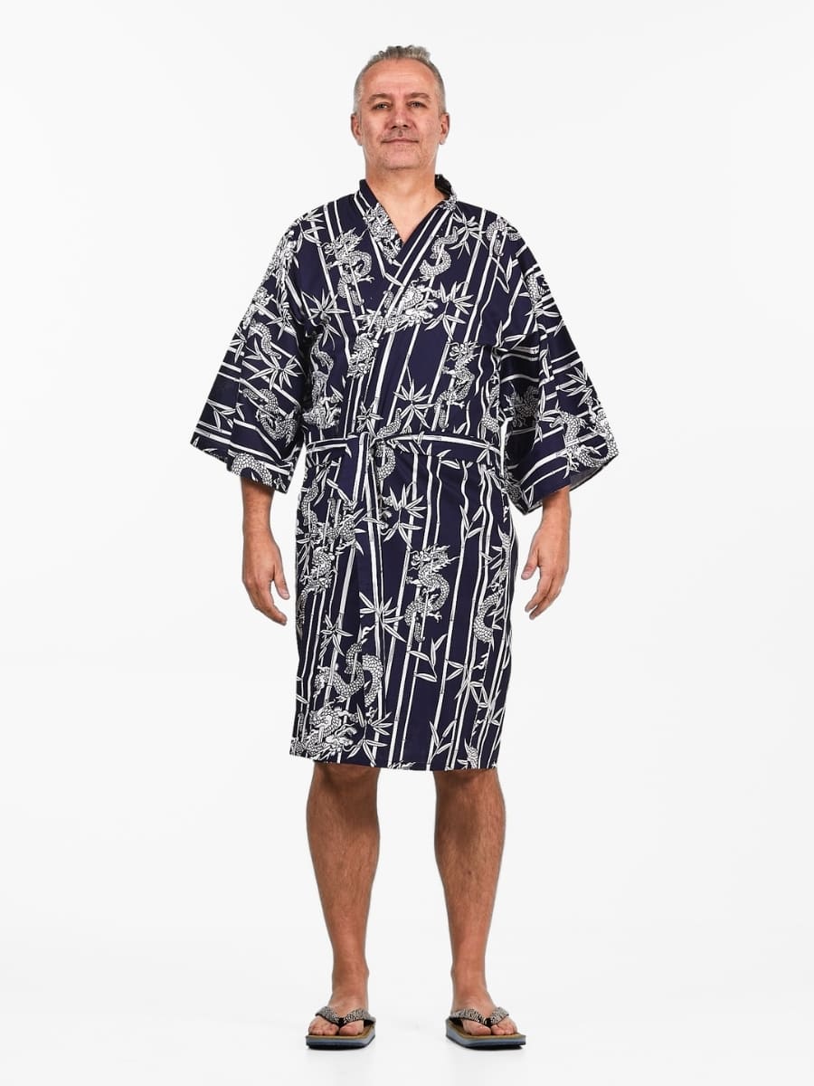 Kimono Happi Bambú Dragón Hombre