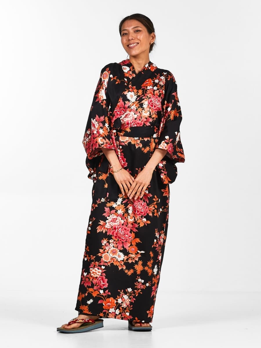 Kimono Japonés Sakura to Botan Mujer