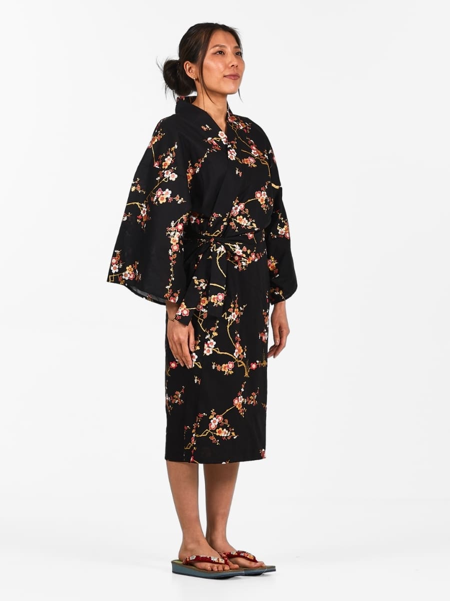 Kimono Happi Ōgonbai Mujer