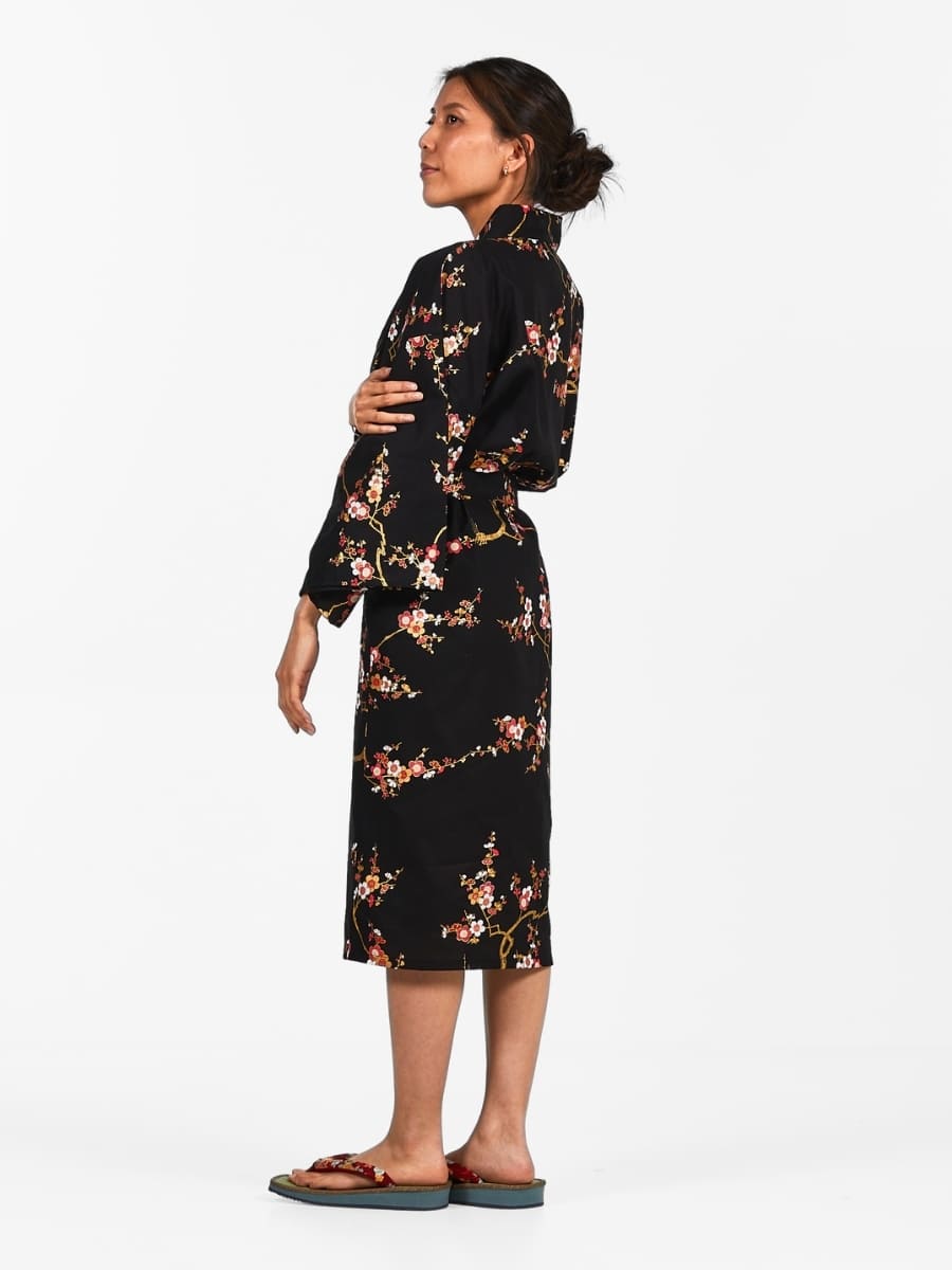 Kimono Happi Ōgonbai Mujer