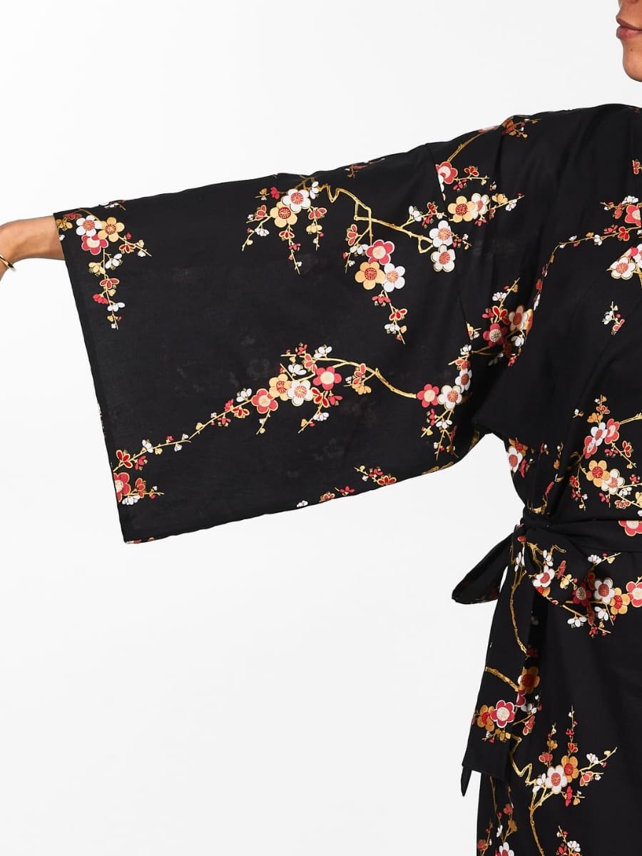 Kimono Happi Ōgonbai Mujer