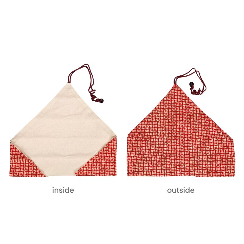 Funda Roja para Palillos Japoneses Kanoko