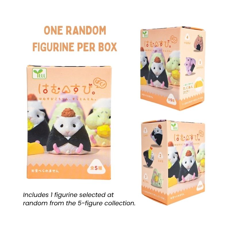 Gachapon Figurita Hámster Onigiri