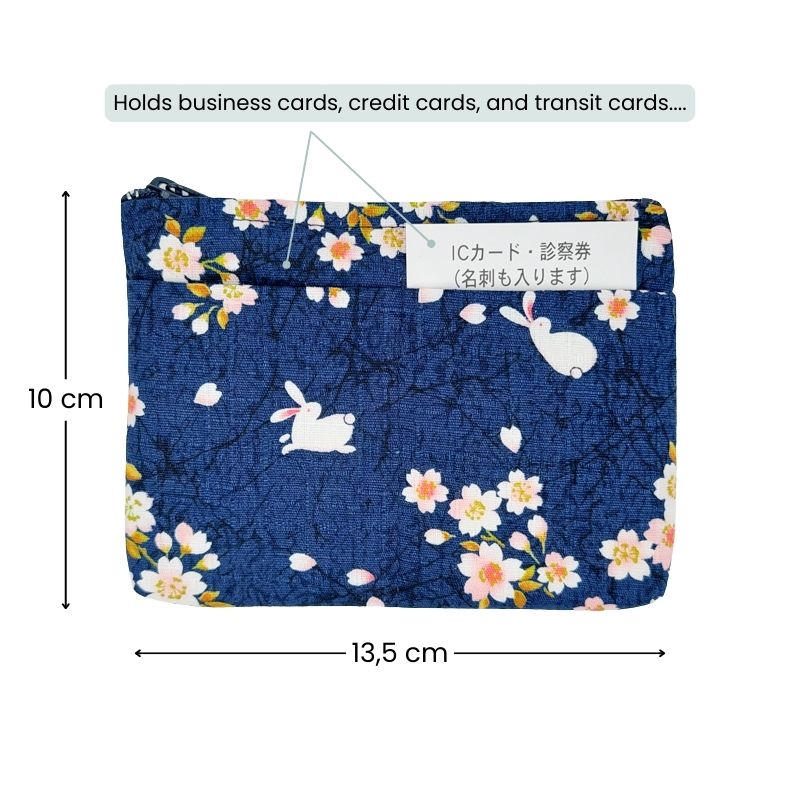 Monedero Usagi Sakura Azul