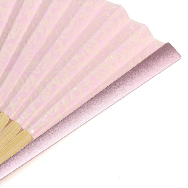 Abanico Japonés Margarita Rosa