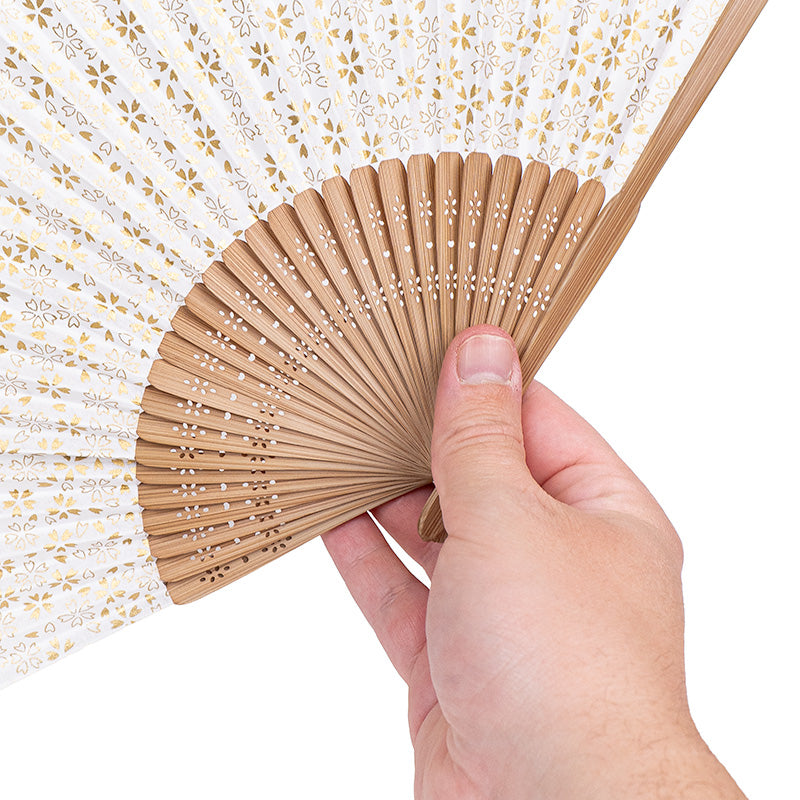 Abanico japonés Mino Washi Sakura