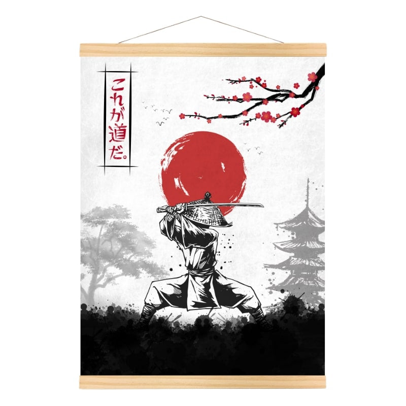 Póster del Código Bushido japonés - A3