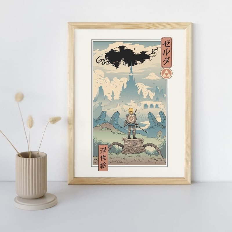 Affiche Japonaise Ukiyo-e La Légende - A3