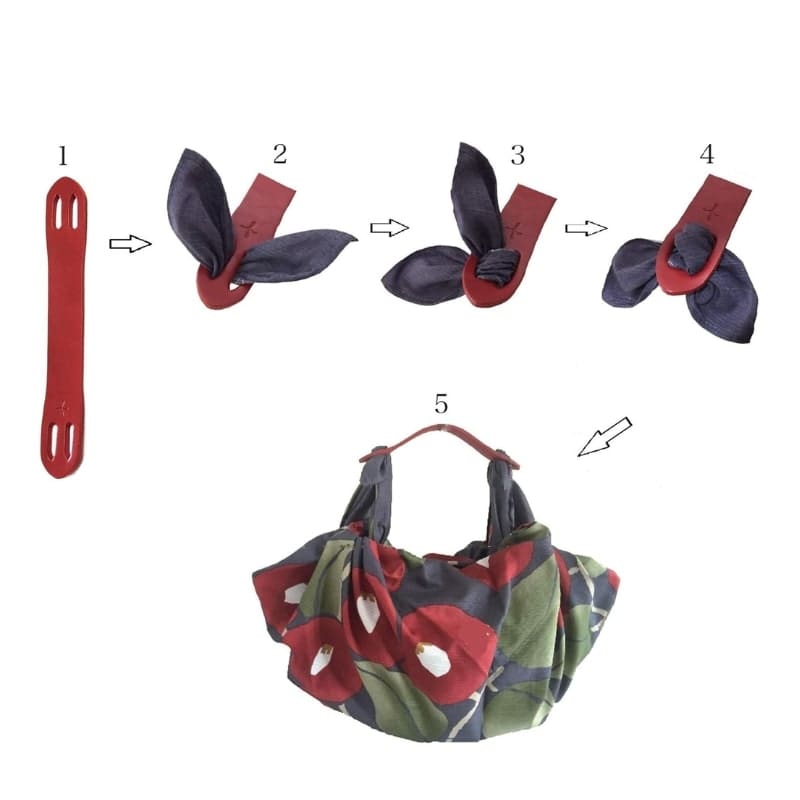 Asa de Piel - Bolso Furoshiki