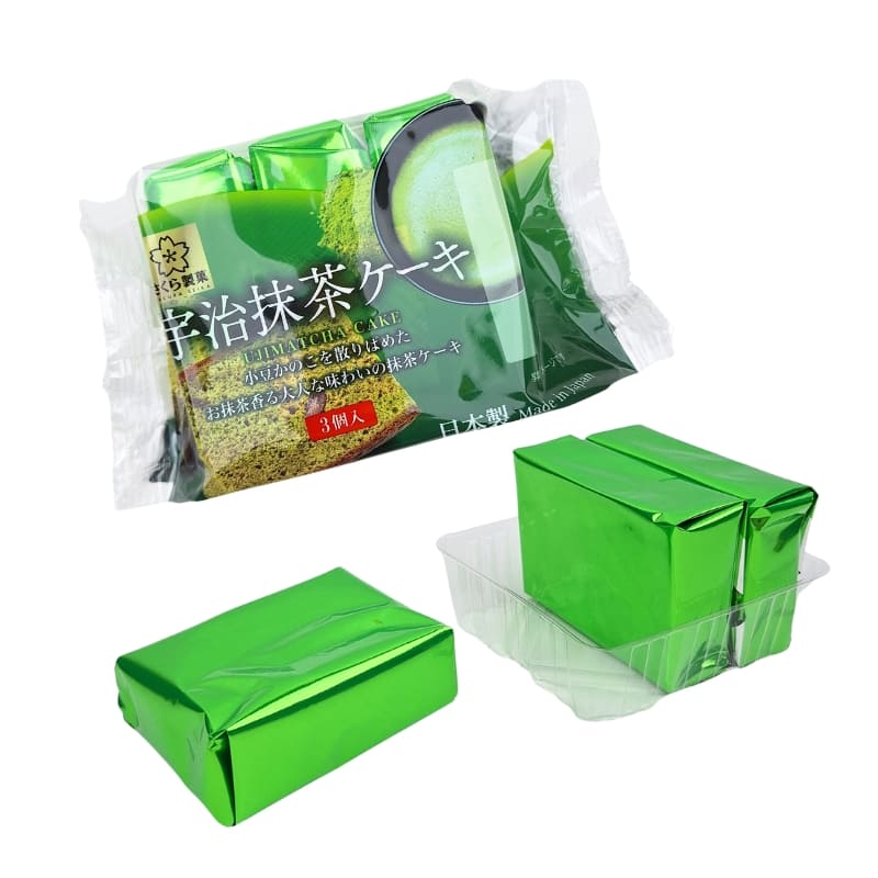 Bizcocho Castella Matcha de Uji