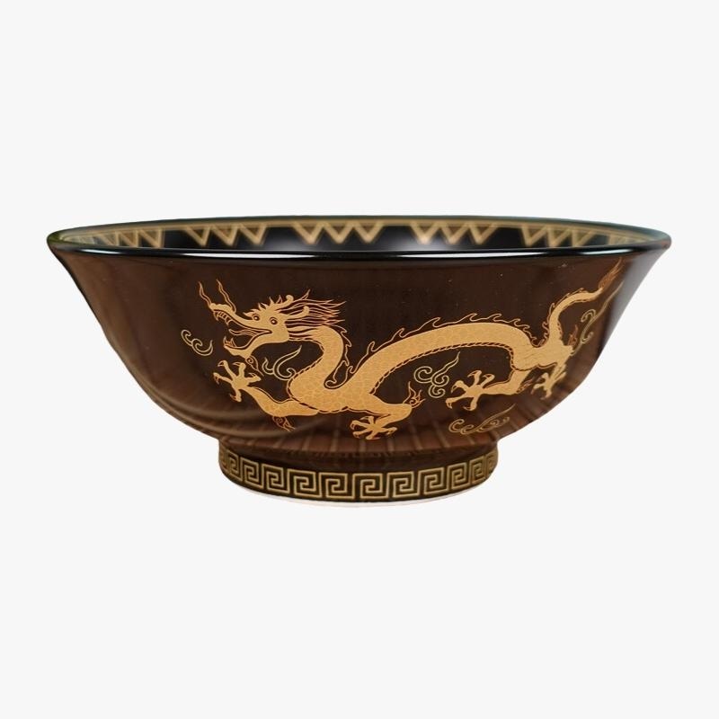 Bol de Ramen Japonés Negro