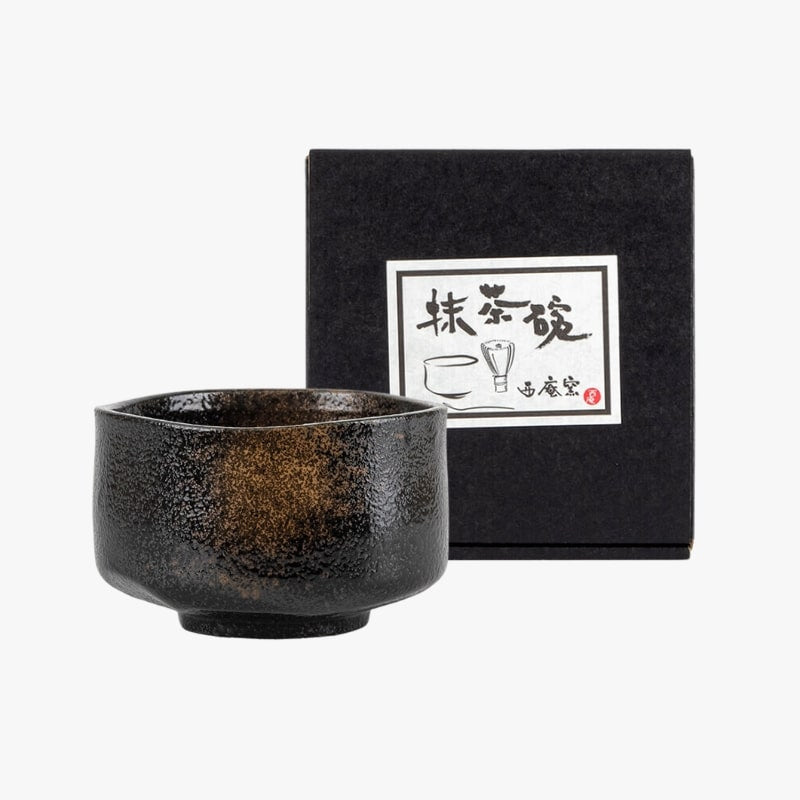 Tazón de té matcha Ibushi