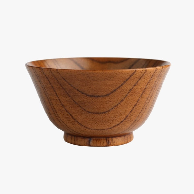 Cuenco japonés de madera Urushi