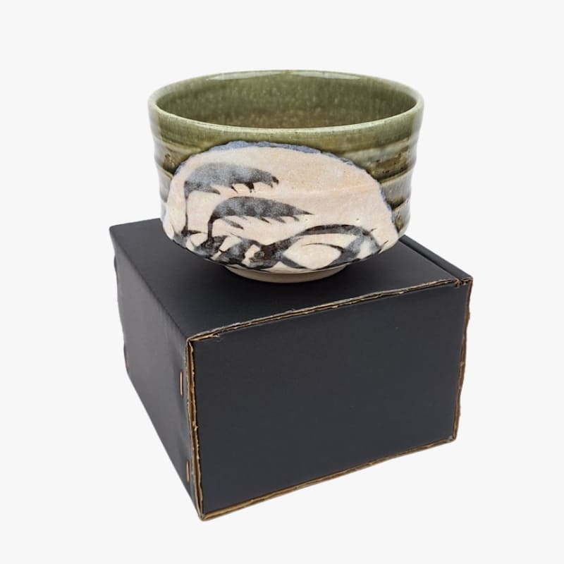 Bol Japonés Matcha Oribe Ashi