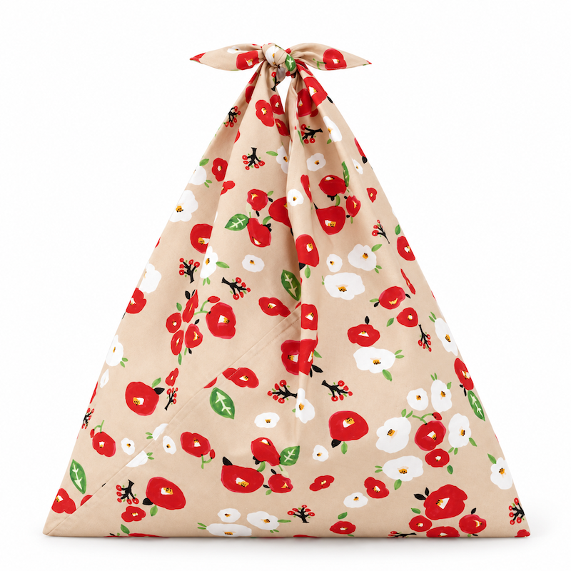 Bolsa Furoshiki Japonesa - Camelia