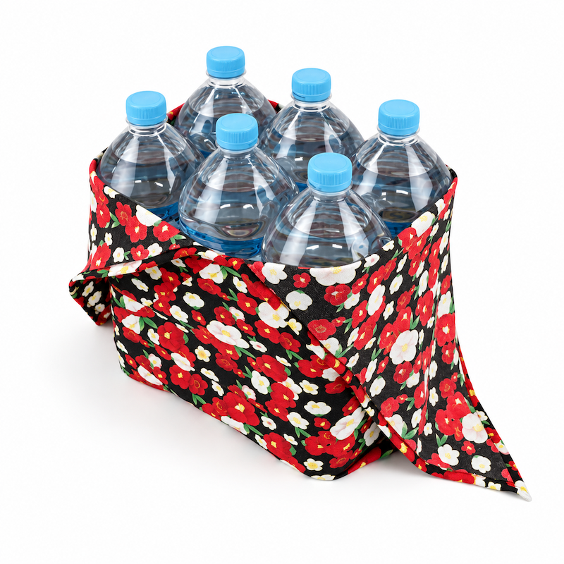Bolsa Furoshiki Japonesa - Tsubaki
