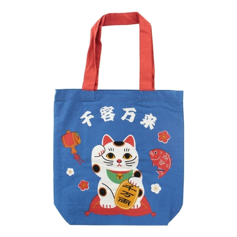 Bolso Azul Maneki Neko